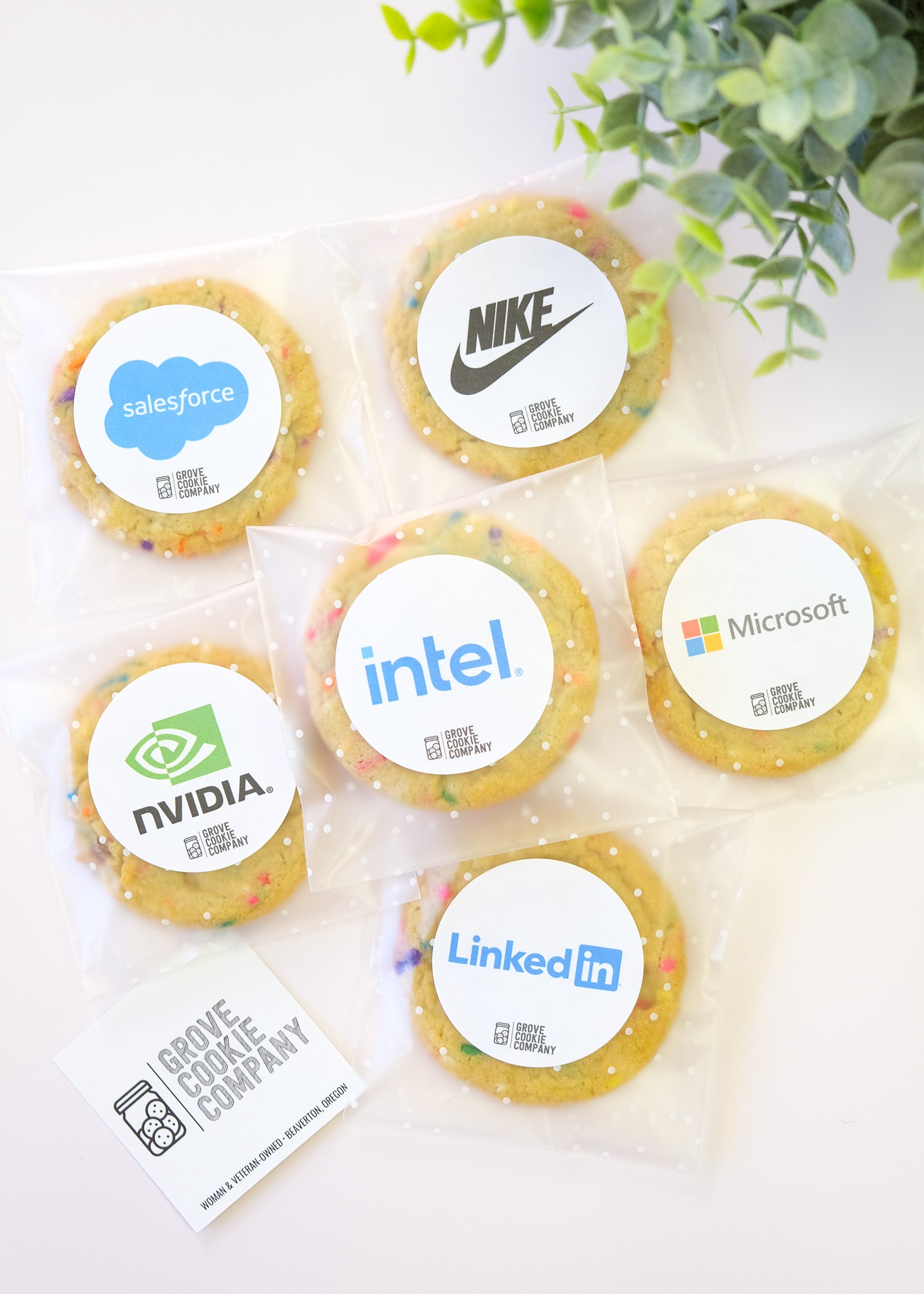 CUSTOM LOGO COOKIES (100 COOKIES) - Grove Cookie Company